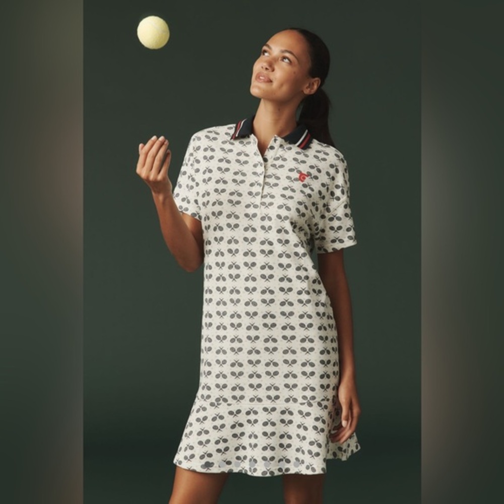 NWT Tretorn xAnthropologie Flare Polo Mini Dress | XS